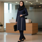مانتو شلوار زنانه اداری مدل بهار