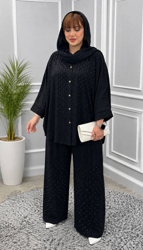 ست شومیز شلوار نگینی