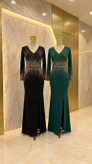 پیراهن ماکسی مجلسی مدل میشا