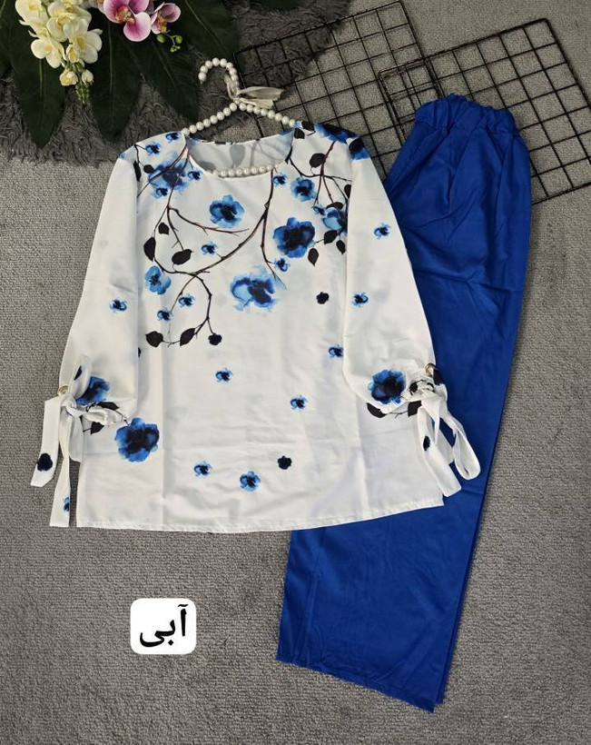 ست شومیز شلوار شکوفه