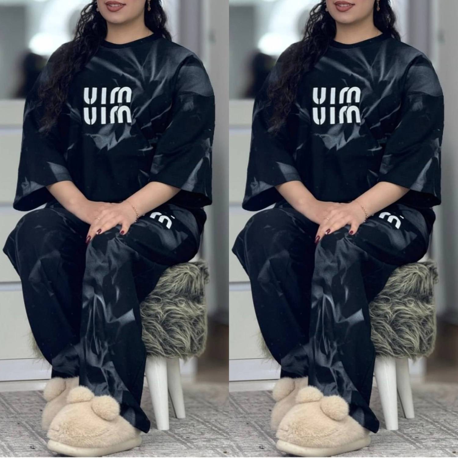 ست تیشرت شلوار زنانه اسپرت مدل ماچا