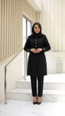 ست مانتو شلوار اداری زنانه دیانا جنس بزیاق