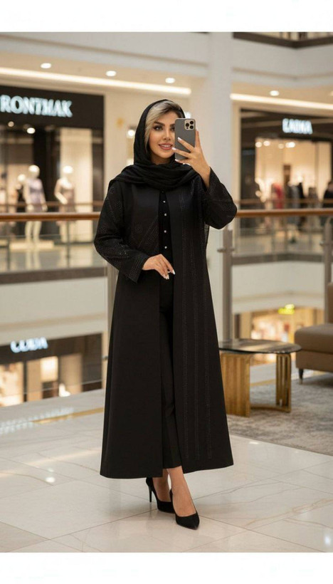 مانتو بلند مجلسی زنانه مدل الیزابت