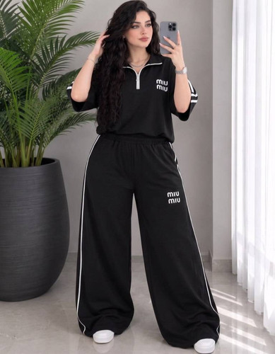 ست تیشرت شلوار زنانه پنبه گلکسی بارلی