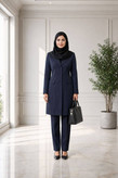 مانتو شلوار اداری زنانه اطلس