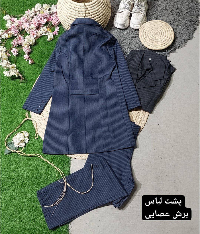مانتو شلوار اداری زنانه اطلس