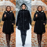 کاپشن زنانه سیلیکونی ماه بانو