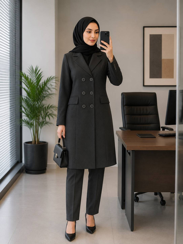 مانتو شلوار اداری زنانه فاگل