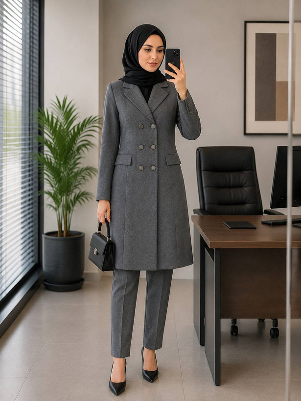 مانتو شلوار اداری زنانه فاگل