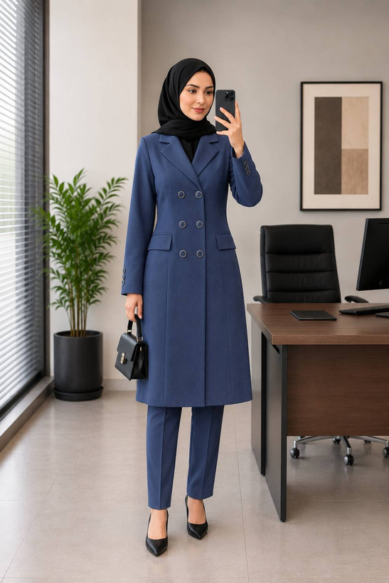 مانتو شلوار اداری زنانه فاگل