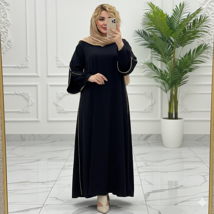 عبای ماکسی مدل پرنسا الیزه