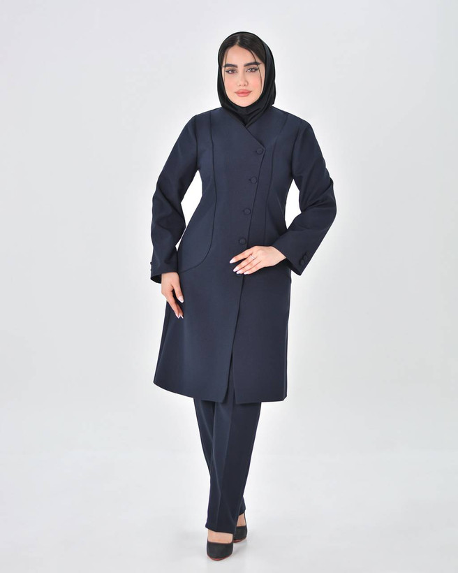 مانتو شلوار اداری زنانه مدل خوشه