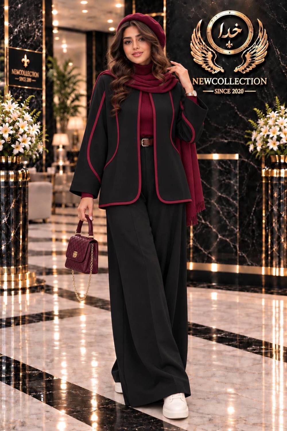 کت و شلوار زنانه نوار دوزی