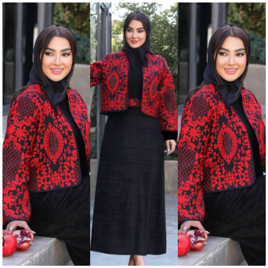 کت سارافون زنانه مدل ترنج