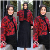 کت سارافون زنانه مدل ترنج