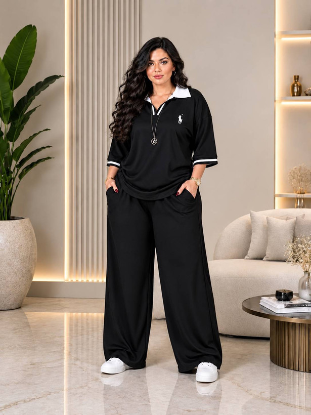 ست تیشرت شلوار زنانه درنا پولو