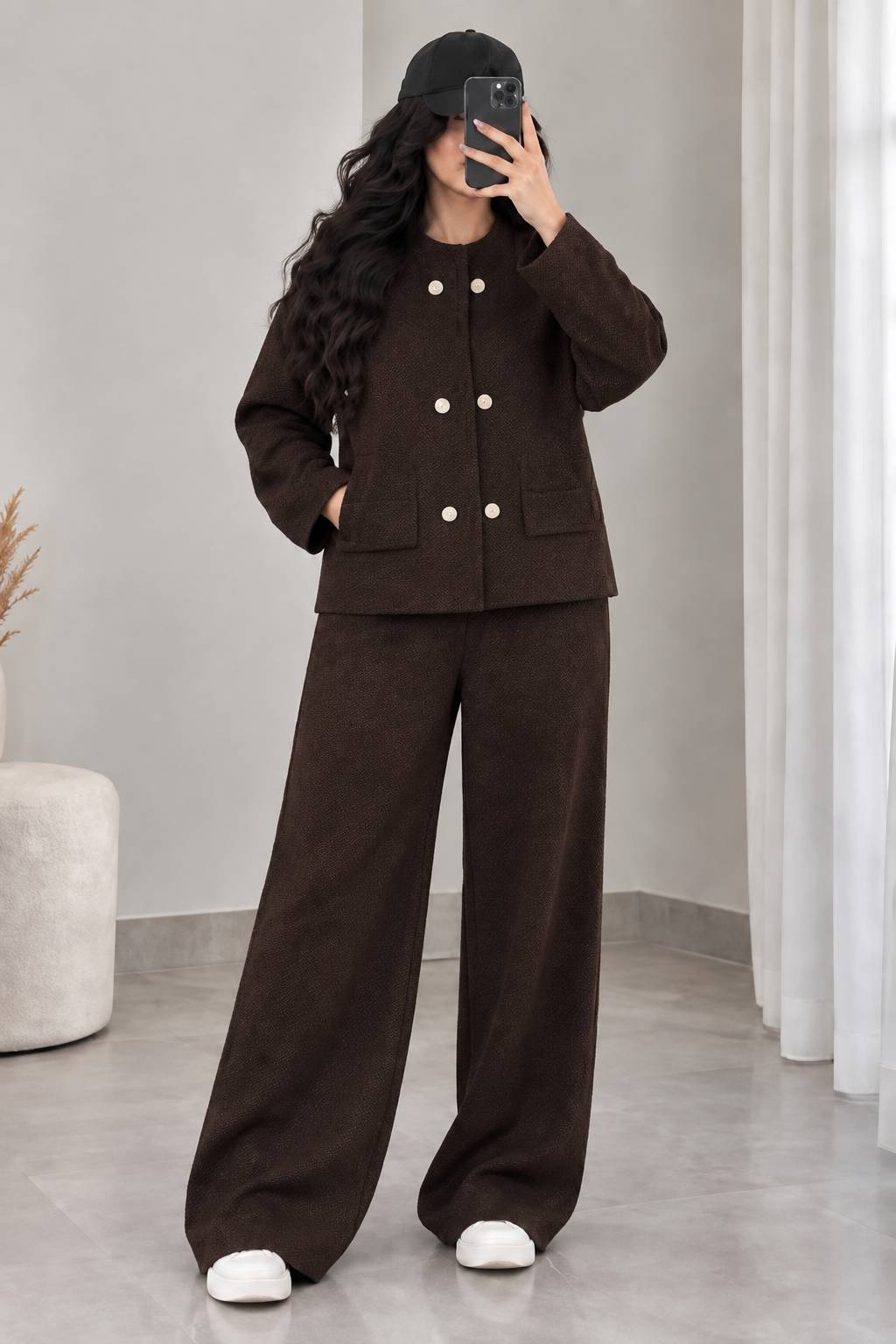 کت و شلوار زنانه مروارید
