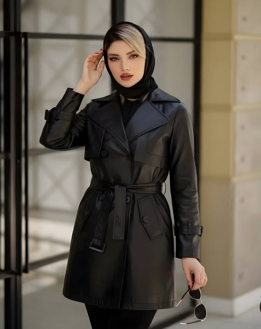 پالتو چرم زنانه مدل آسو